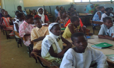 Girls attending school in the village of Kaffrine where ELEVEate operates programs
